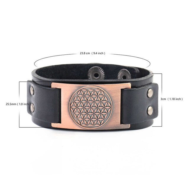 Supernatural Design Leather Bracelet