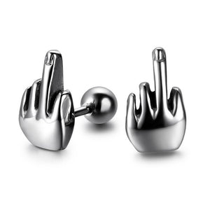 Middle Finger Earrings