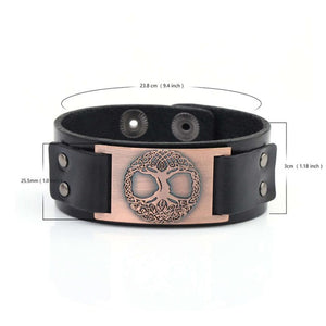 Tree of Life Genuine Leather Bracelet