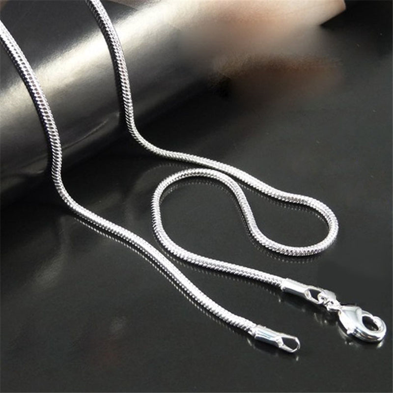 Silver Snake Chain Necklace