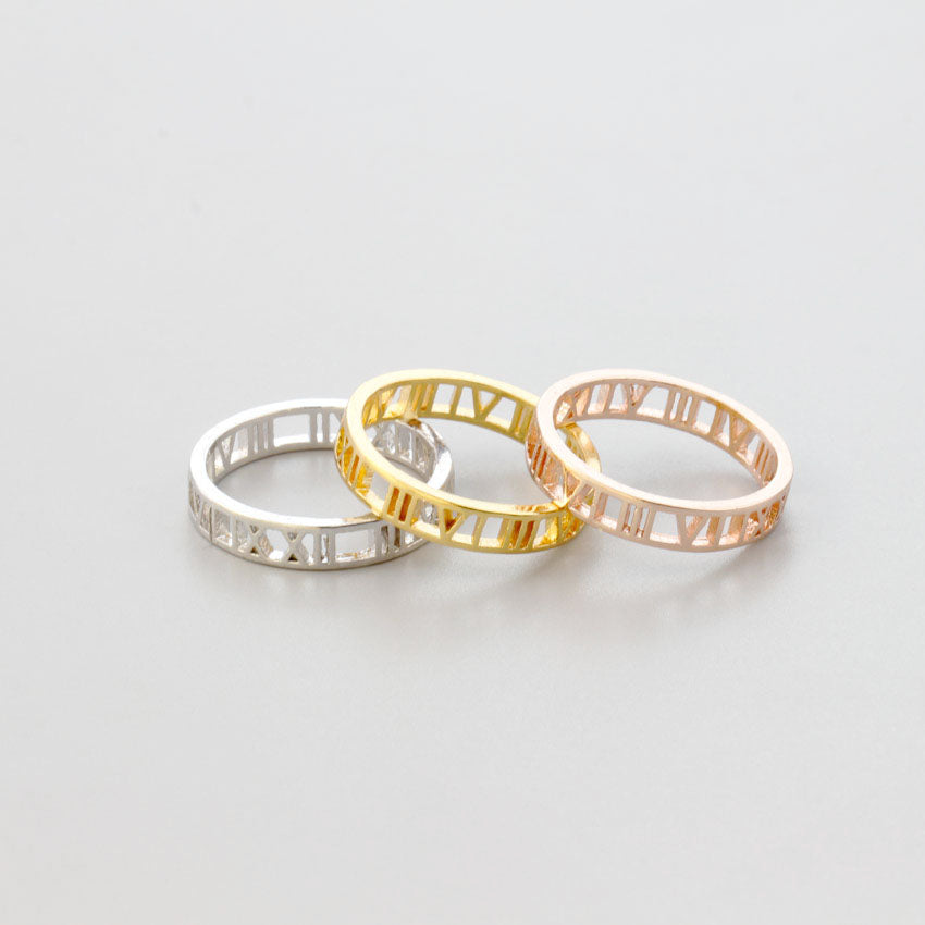 Roman Numerals Ring